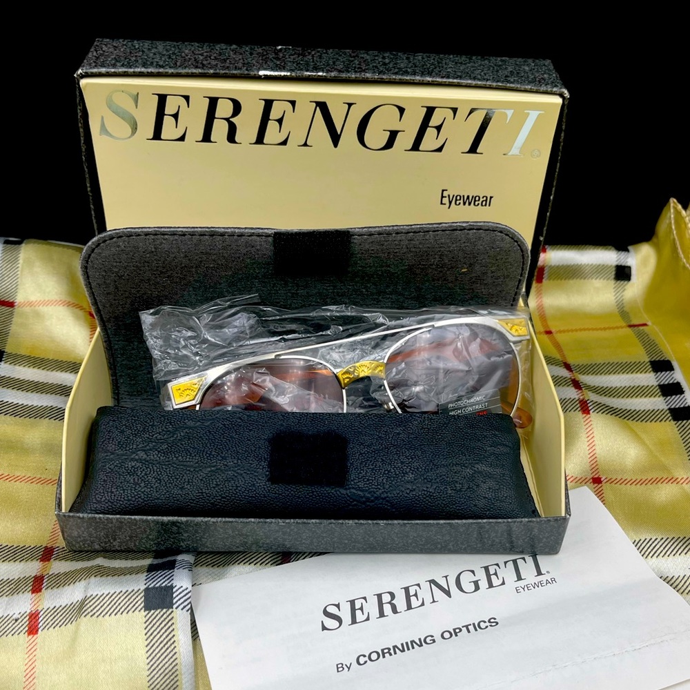 Serengeti Vintage Drivers 5294 Sunglasses ~ NWT ~ IOB ~ W/ Case